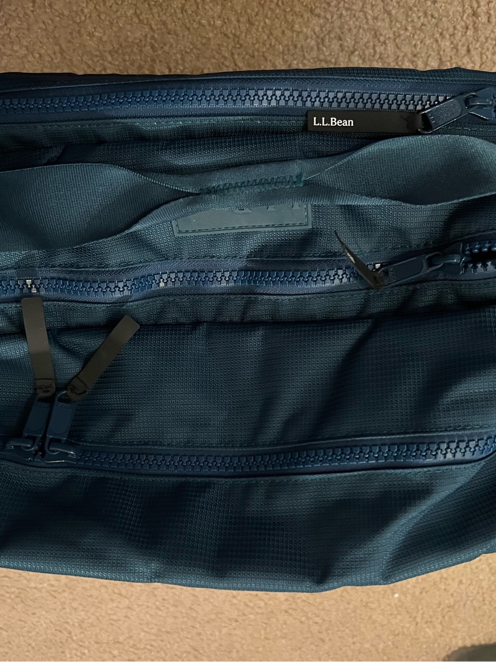 L.L. Bean Teal Blue Diaper Bag or Great Computer Backpack - Picture 11 of 16